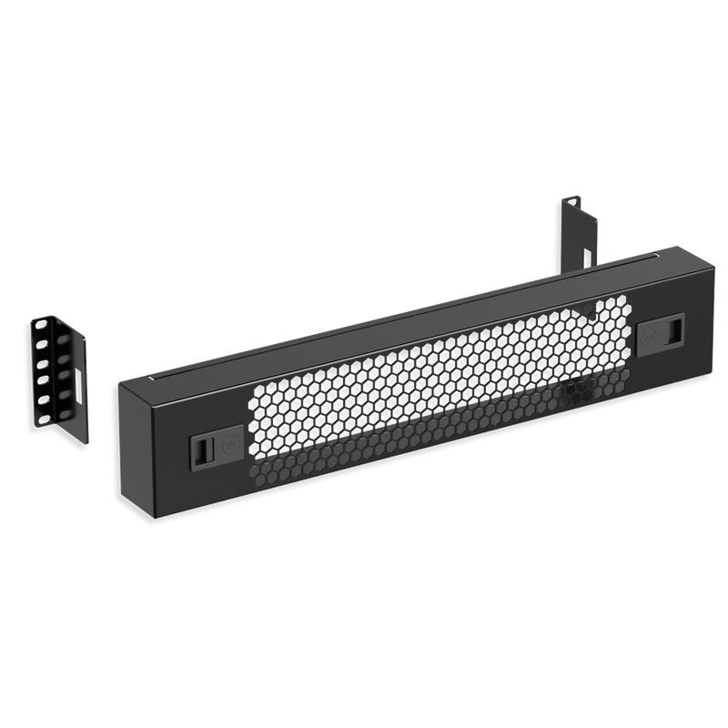Экран защитный перфорир. 2U 19дюйм RAL 9004 черн. SYSMATRIX PS 0200.9000