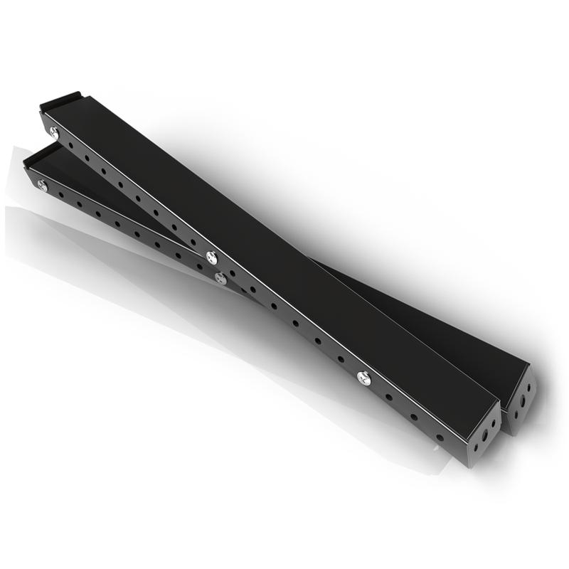 Комплект для крепления монтажной стойки к стене RAL9005 черн. SYSMATRIX RM 4080.900