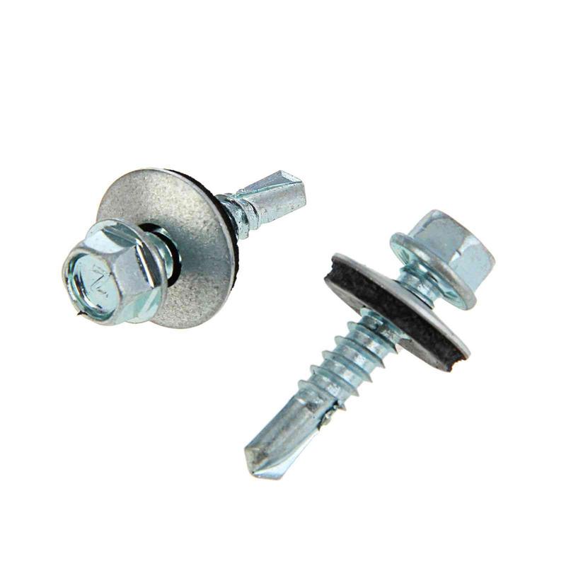 Саморез кровельный 6.3х25 с буром оцинк. (коробка) (уп.5кг) Tech-Krep/Zitar 144790