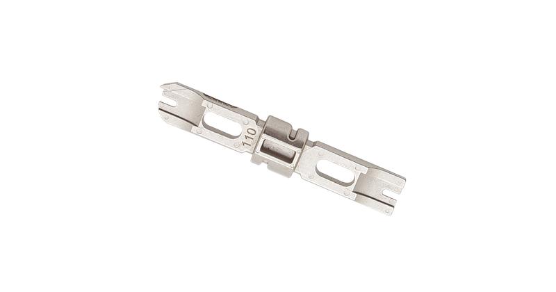 Нож-вставка для заделки витой пары в кроссы типа 66/88/110, крепление Twist-Lock, черная