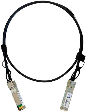 Адаптер соединительный SFP+to SFP+10Гбит/с ож SCC 28 AWG 3м GL-SFP-PLUS-030-BK NIKOMAX GL-CC-SFP-030