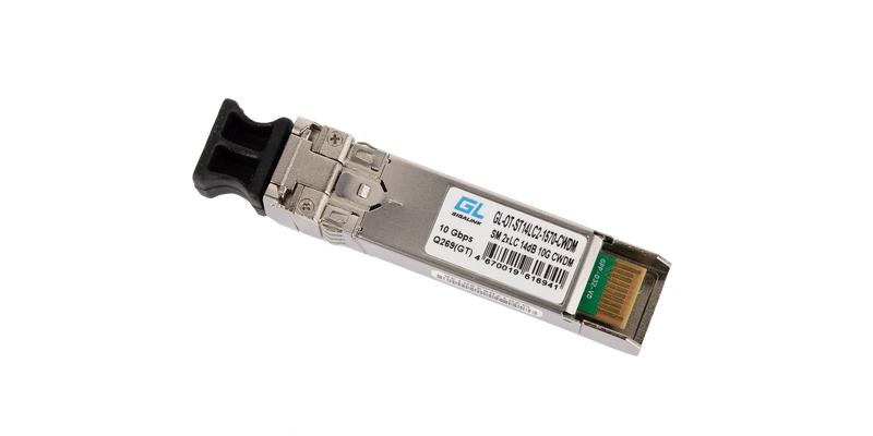 Модуль SFP+CWDM 10Гбит/с два волокна SM 2xLC 1610нм 14dB NIKOMAX GL-OT-ST14LC2-1610-CWDM