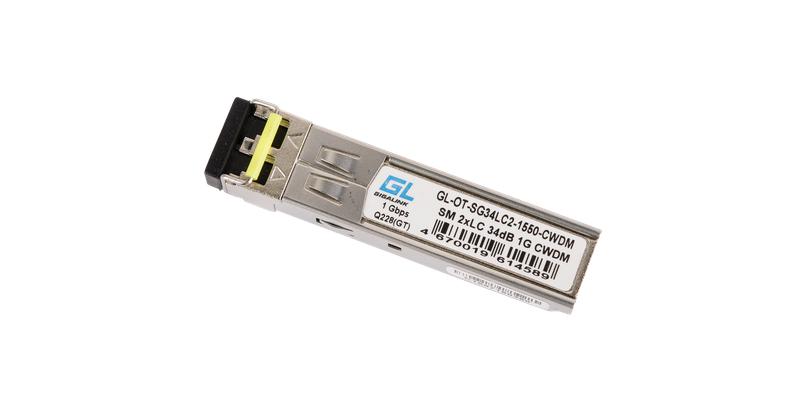 Модуль SFP CWDM 1Гбит/с два волокна SM 2xLC 1490нм 34dB NIKOMAX GL-OT-SG34LC2-1490-CWDM