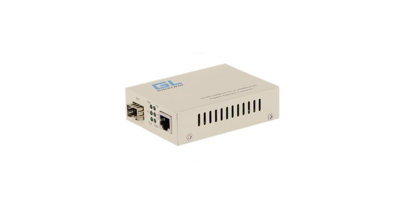 Конвертер UTP-SFP 10/100/1000Мбит/с в 1000Мбит/с (GL-GU-SFP-v2) NIKOMAX GL-MC-UTPG-SFPG-F