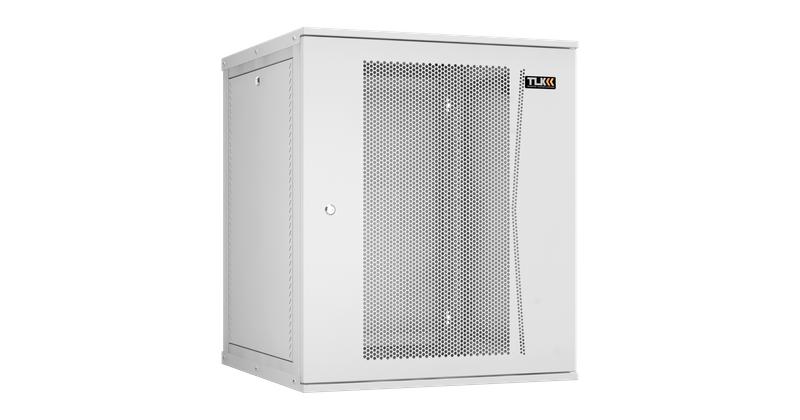 Шкаф настенный 19дюйм 15U 600х703х600мм перфорир. дверь 2 пары монтажн. направляющих разборн. сер. NIKOMAX TWI-156060-R-P-GY