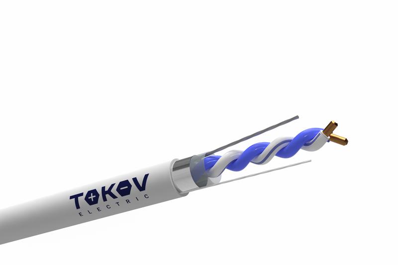 Кабель витая пара F/UTP 1х2х24AWG кат.5E PVC (м) TOKOV ELECTRIC TKE-C06-F12-5E-305-PVC