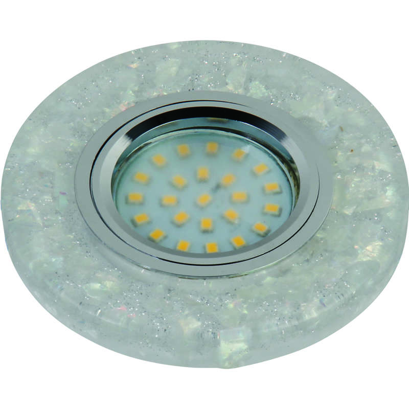 Светильник декоративный Luciole DLS-L103 CHROME/CLEAR 1х35Вт GU5.3 IP20 Fametto 10717