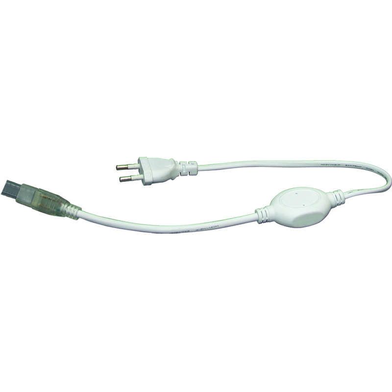 Соединитель (провод) UCX-SK2/A67-NNN CLEAR 005 POLYBAG для светодиодных лент 220В 3528 2 контакта прозр. (уп.5шт) Uniel 10830