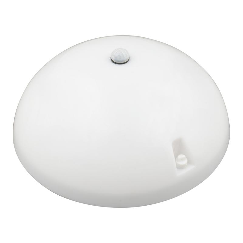 Светильник светодиодный ULW-K20D 12W/6000K Sensor IP54 White Круг 12Вт 6000К IP54 1200лм d22см промышленный накладной влагозащ. опал. рассеив. с микроволнов. датчиком движения бел. Uniel UL-00005232