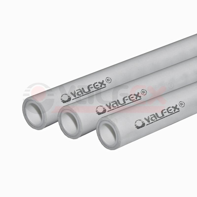 Труба армированная ALUMINIUM SDR 6 PN25 ф40х6.7мм (40) 4м сер. VALFEX 10104040Г