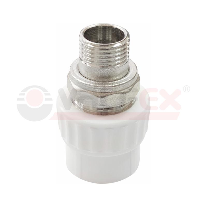 Муфта с американкой для радиатора наружная резьба 25х3/4дюйм (100/25) VALFEX 10159025