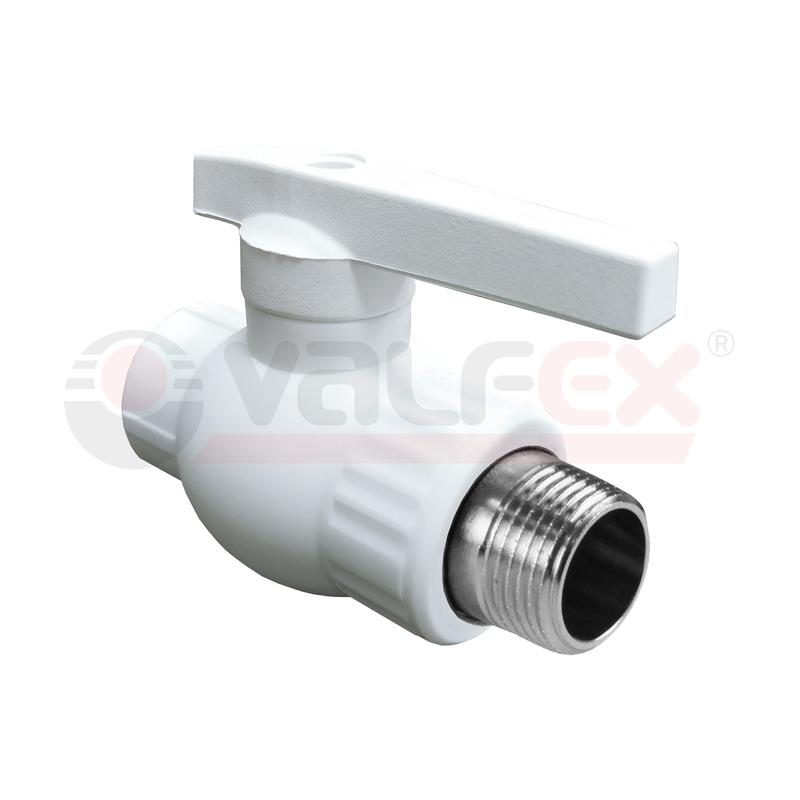 Кран шаровой комбинированный НР 32х1дюйм (24/6) сер. VALFEX 10144232Г
