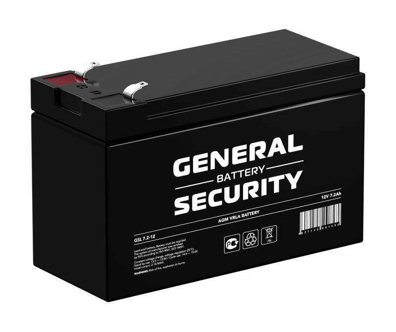 Аккумулятор 12В 7.2А.ч General Security GSL7.2-12