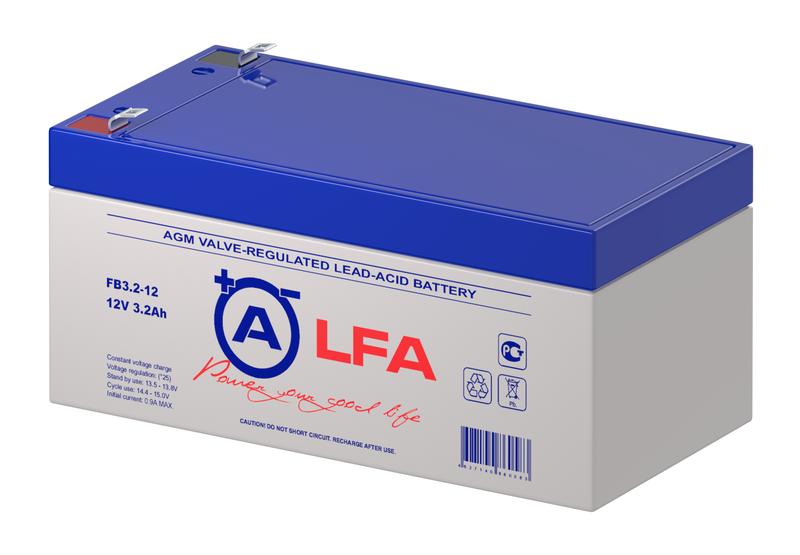 Аккумулятор 12В 3.2А.ч LFA FB3.2-12 LFA