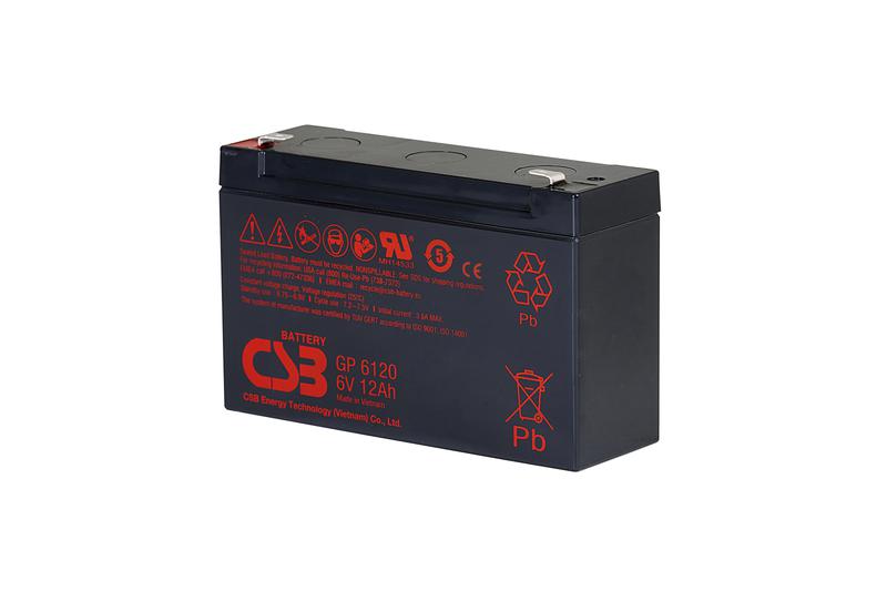 Аккумулятор 6В 12А.ч CSB GP6120 CSB