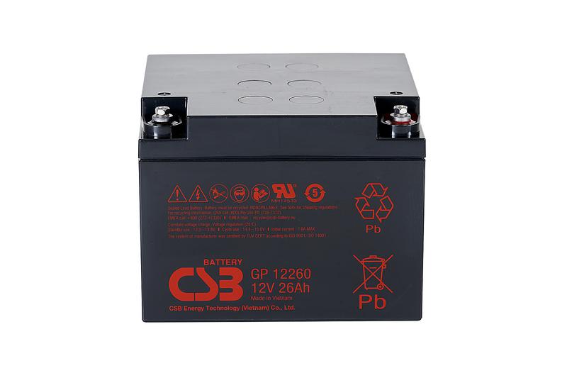 Аккумулятор 12В 26А.ч CSB GP12260 I CSB