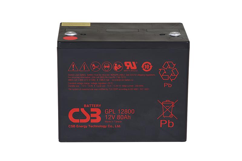 Аккумулятор 12В 80А.ч CSB GPL12800 CSB