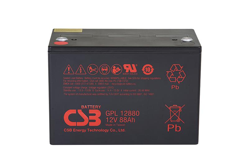 Аккумулятор 12В 88А.ч CSB GPL12880 CSB