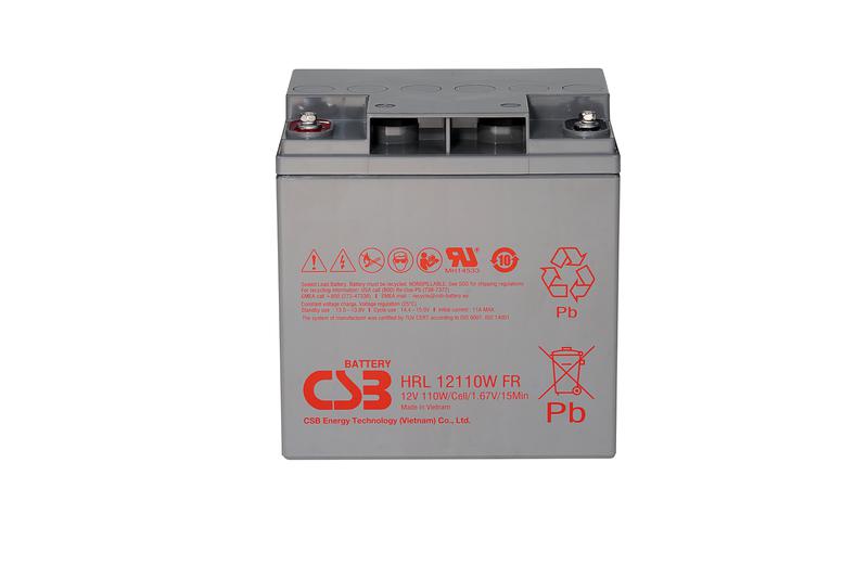 Аккумулятор 12В 28А.ч CSB HRL12110W FR CSB