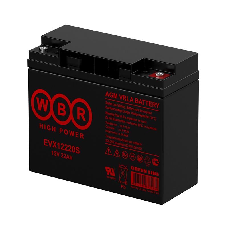 Аккумулятор тяговый 12В 22А.ч WBR EVX12220S WBR