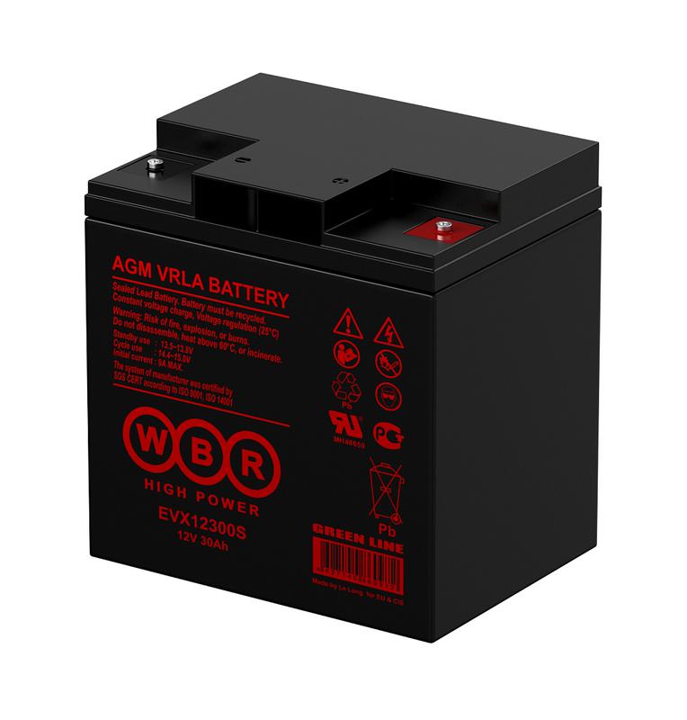 Аккумулятор тяговый 12В 30А.ч WBR EVX12300S WBR