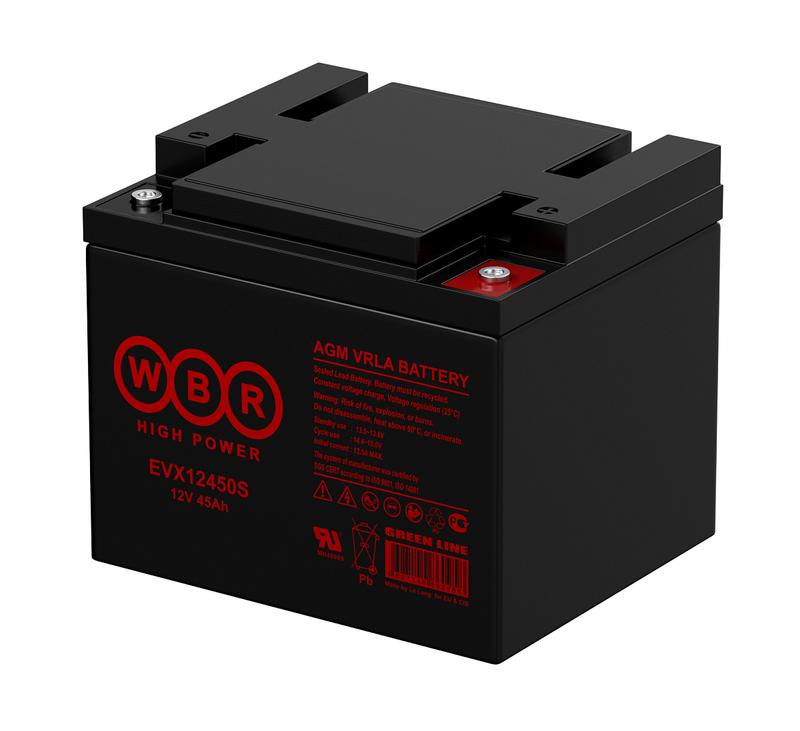 Аккумулятор тяговый 12В 45А.ч WBR EVX12450S WBR