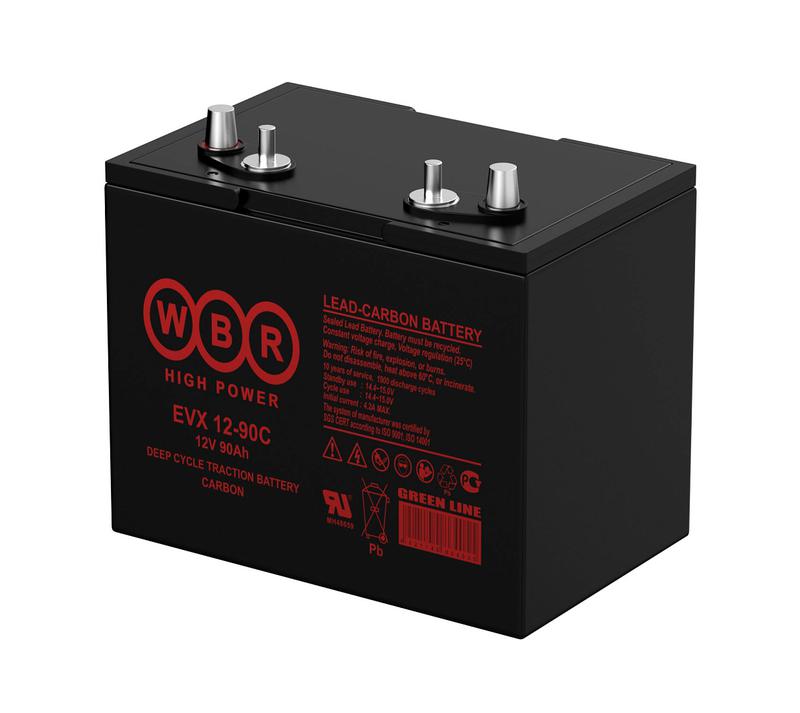 Аккумулятор тяговый 12В 90А.ч WBR EVX12-90C WBR