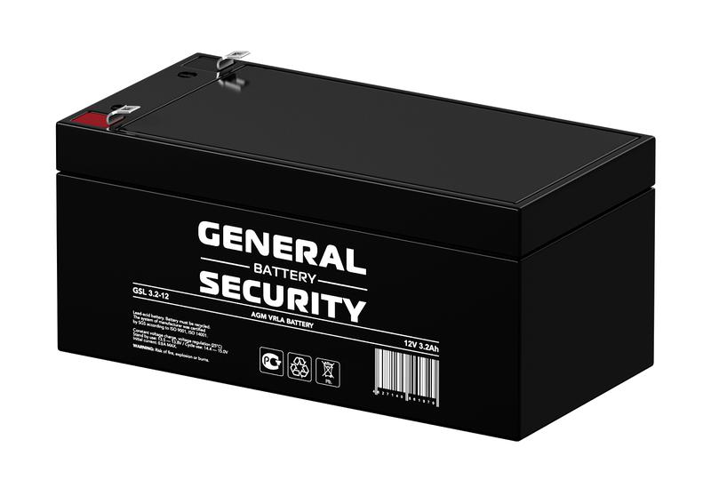 Аккумулятор 12В 3.2А.ч General Security GSL3.2-12