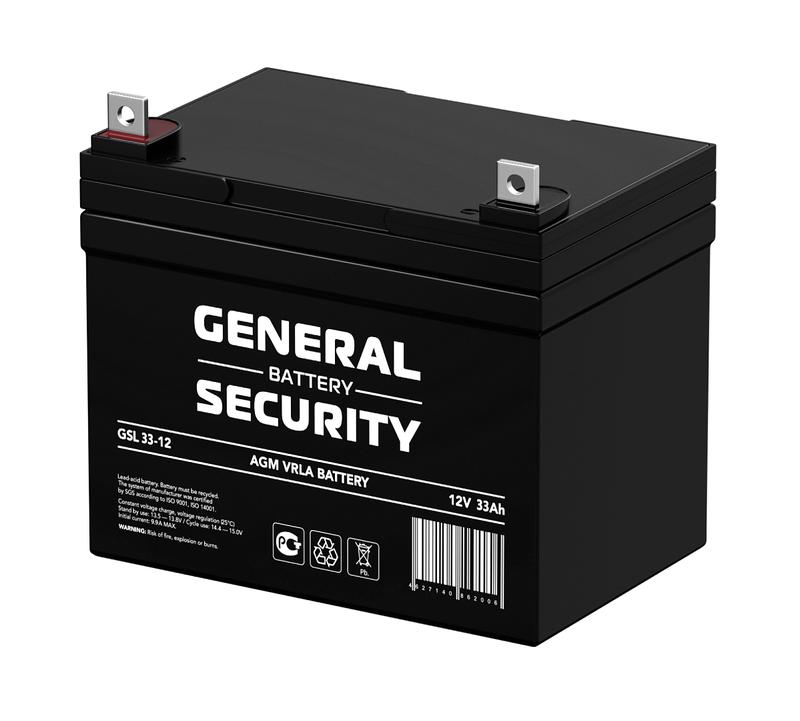 Аккумулятор 12В 33А.ч General Security GSL33-12