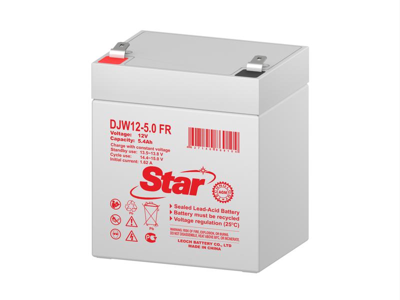 Аккумулятор 12В 5.4А.ч Star DJW12-5.0 FR