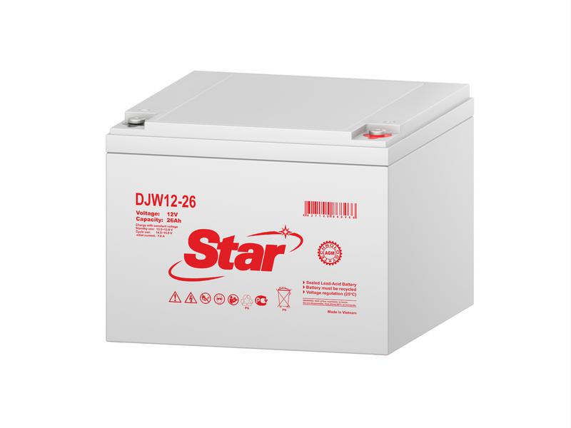 Аккумулятор 12В 26А.ч Star DJW12-26