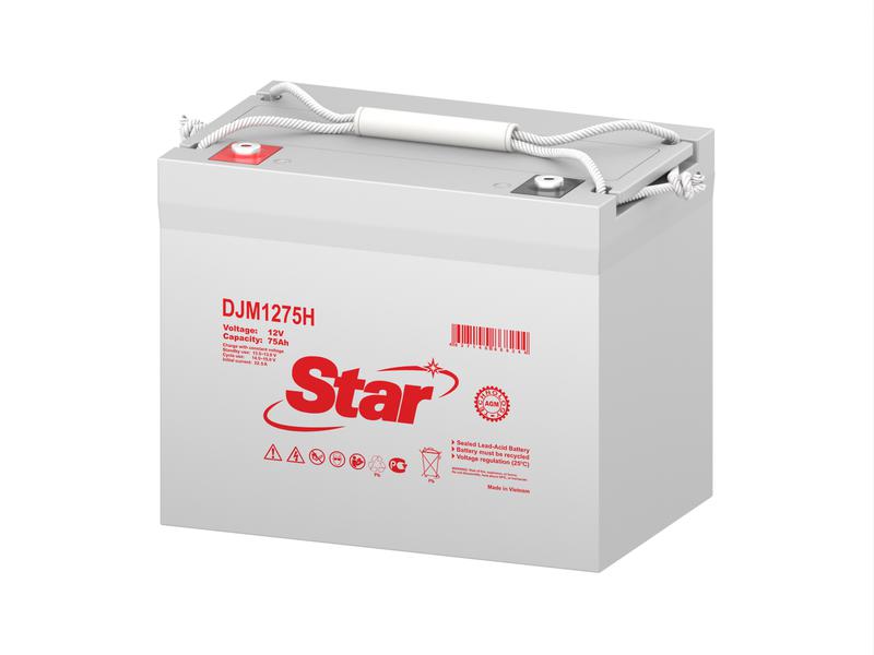 Аккумулятор 12В 75А.ч Star DJM1275H