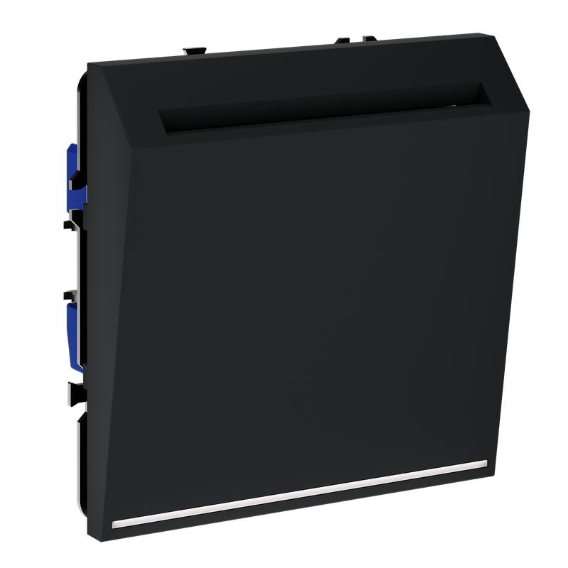 Выключатель карточный 1п СП S70 16А IP30 матов. черн. Voltum VLS010708