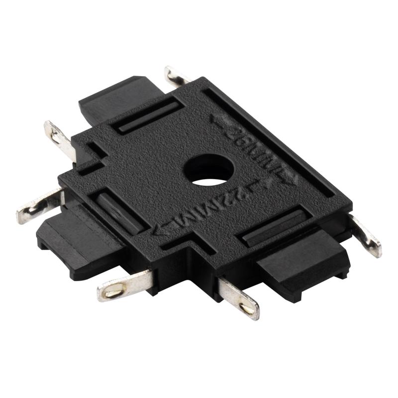 Коннектор T-образный MTR16 CT-BL накладной шинопровод низковольтный черн. Pro JazzWay 5057333