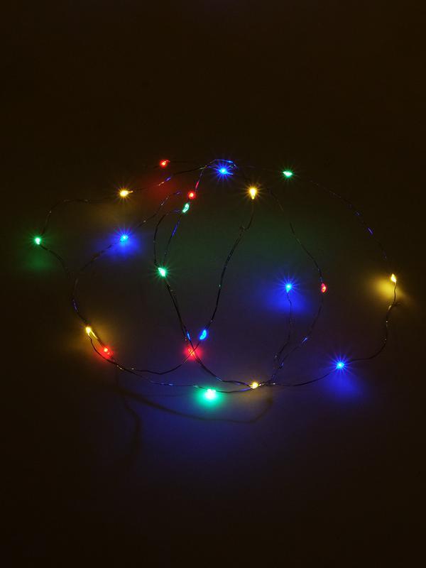 Гирлянда «Нить» LDM020M-BO 20RGB минидиодов 1.9м IP20 SHLights 4690601042125