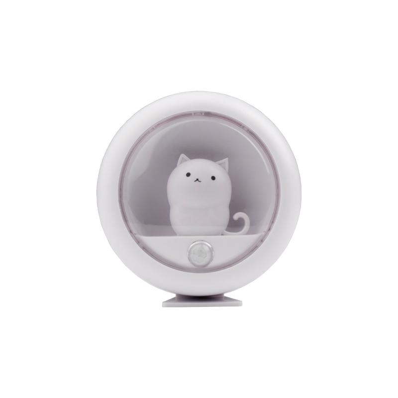 Светильник светодиодный TS8-CAT-SENS 1Вт 6500К IP22 ночник аккумулятор 400мА.ч датчик движения магнитное крепление с клеевым слоем JazzWay 5062016