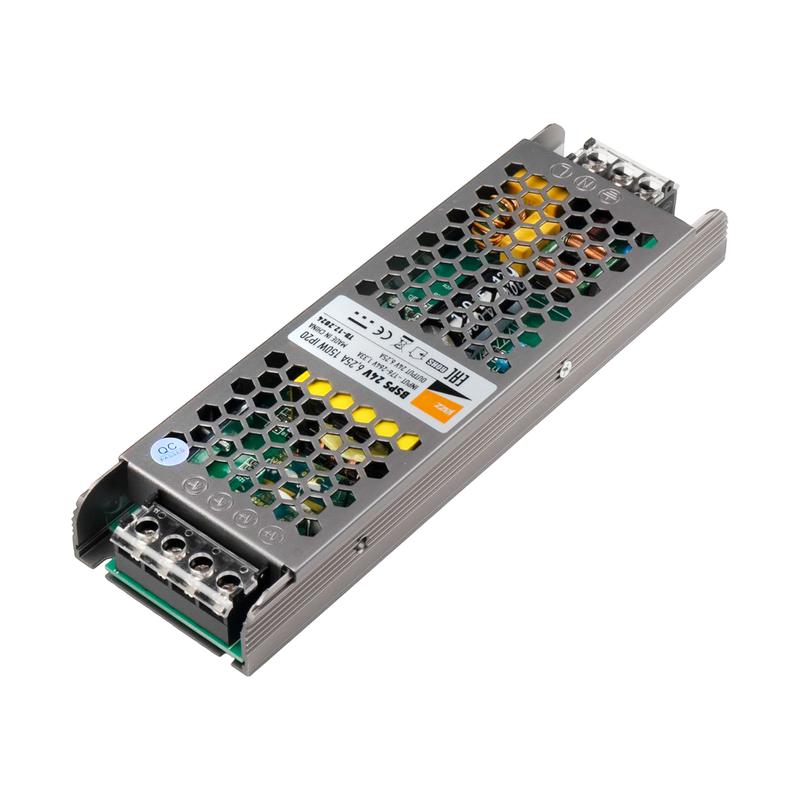 Блок питания для светодиодной ленты 150Вт 6.25А 24В IP20 BSPS метал. Pro+ JazzWay 5015593